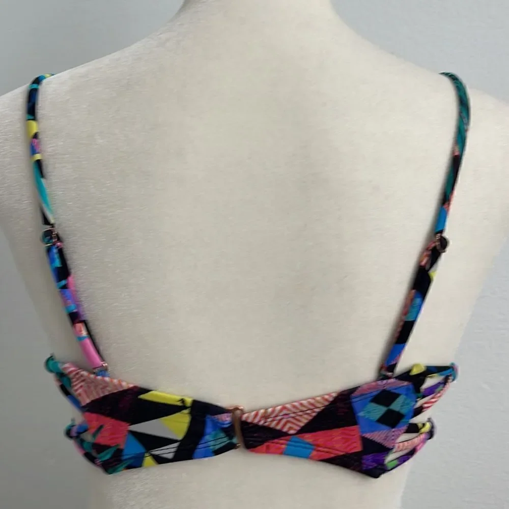 L.A. Hearts bikini top.  Vintage 80s style.  Adjustable straps.  Size XS.